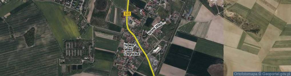 Zdjęcie satelitarne Nowa Wieś Legnicka ul.